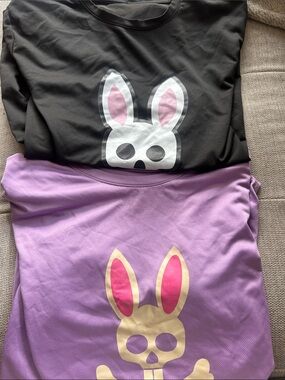 Bunny Skull Graphic Tee Bundle - Black & Lavender
2 per $10